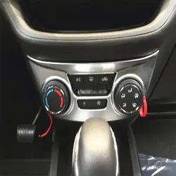 Для Chevrolet LOVA RV 2016 ABS Матовый хром подкладке Кондиционер панель декоративные блестки