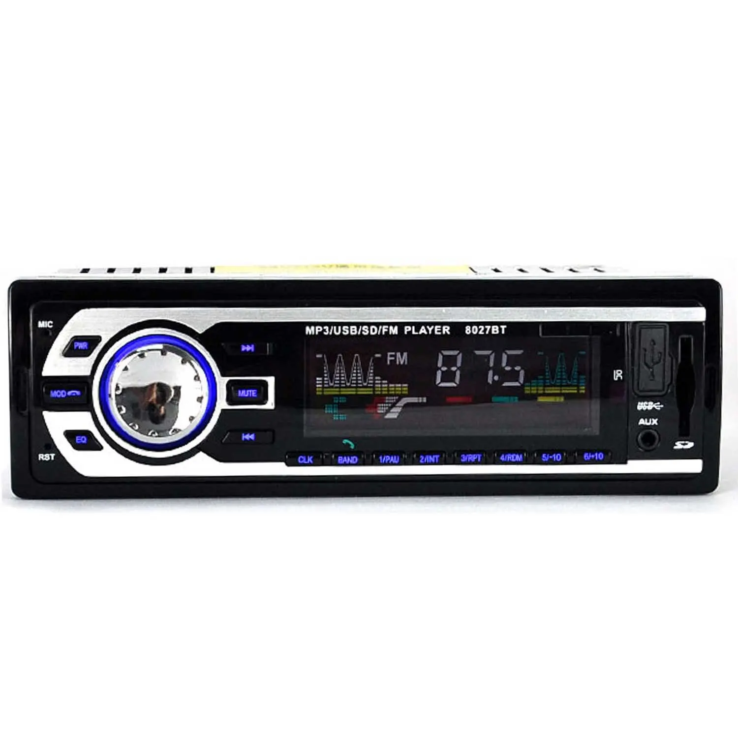 Автомобильный Bluetooth стерео FM радиоприемник 12 В/24 В mp3 плеер динамик порт для