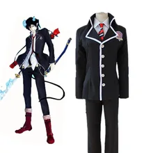 

Ao no Exorcist Blue Exorcist Okumura Rin Okumura Yukio Cosplay Costume Full Set School Uniform ( Jacket + Pants + Tie )