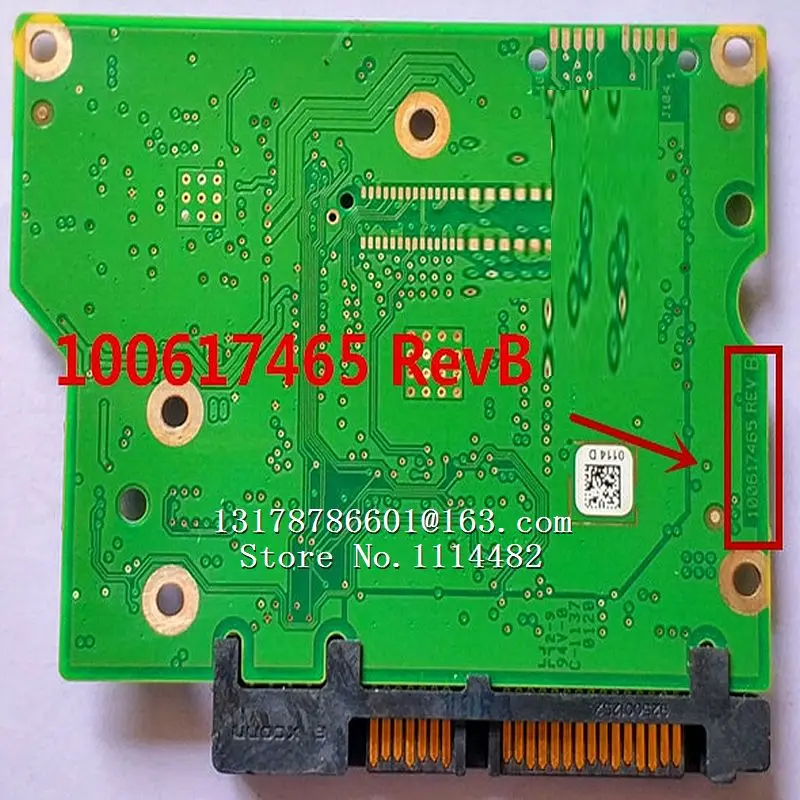 hard drive parts PCB logic board printed circuit board 100617465 for Seagate 3.5 SATA hdd data recovery hard drive repair