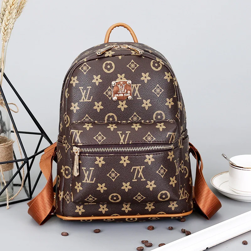 

Female PU backpack bag in the spring of 2019 new han edition mummy bag leisure backpack manufacturers selling
