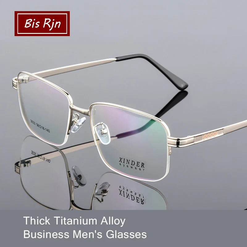 

man Optical Eyeglasses Frame Titanium Alloy Myopia glasses Frames Male Half Frames Eyewear Spectacles Z3030