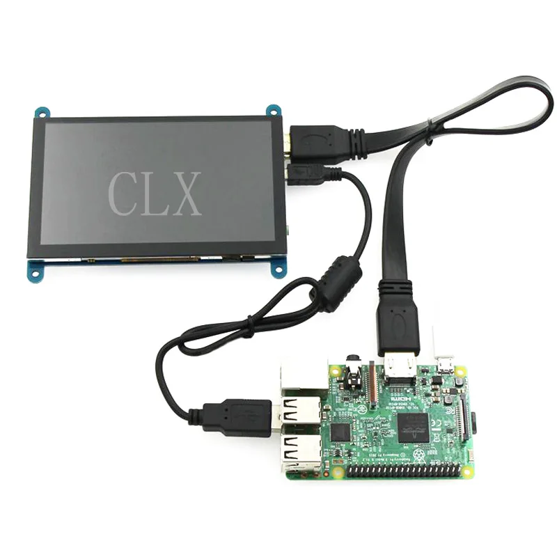 Raspberry Pi 3 Model B 7 дюймов 1024*600 TFT емкостный сенсорный экран + кабель HDMI + кабель USB