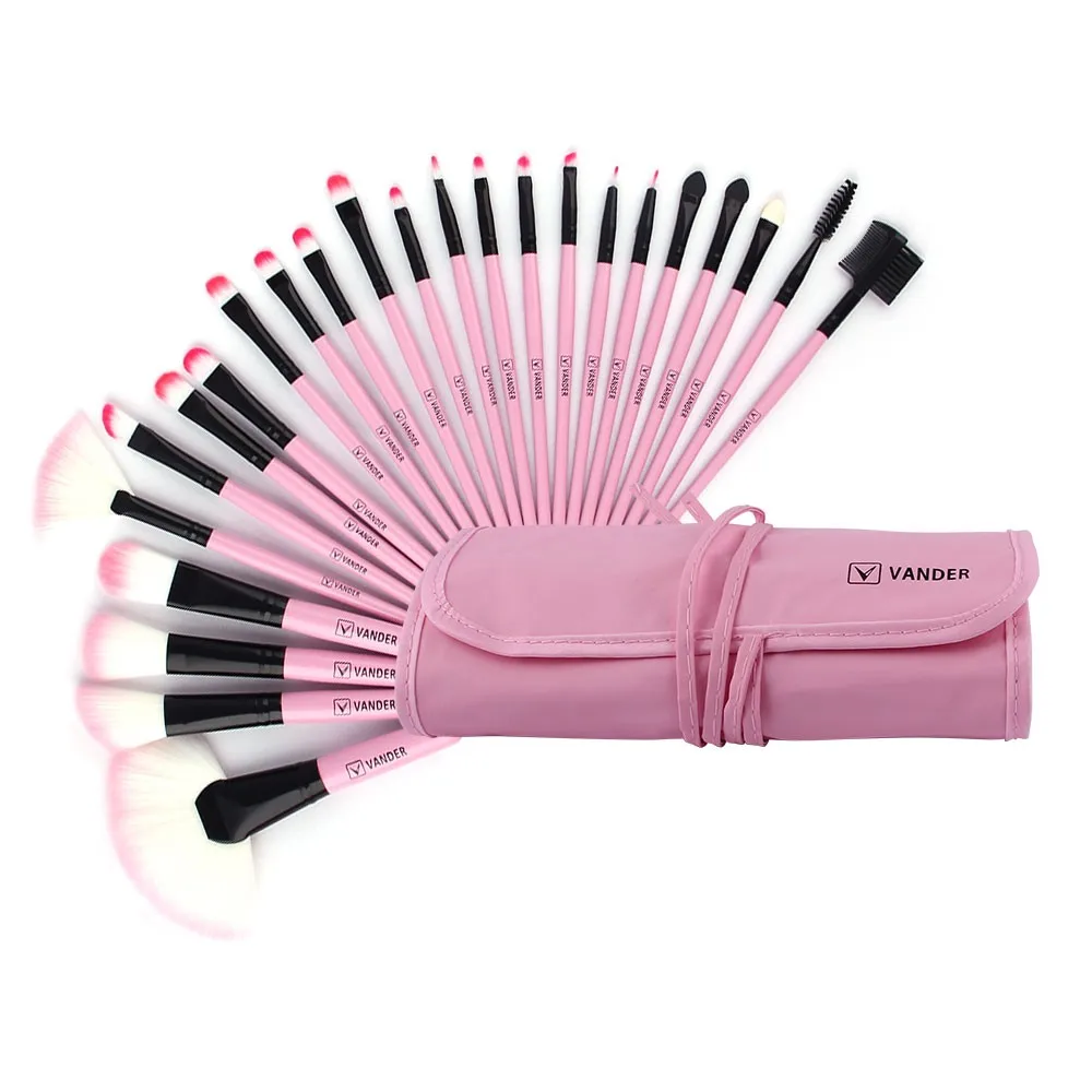 Professional Women's 24pcskit Makeup Brushes Set Foundation Powder Eyeliner Face Lip Cosmetic Make up Brush Tool Kit Christmas Gifts (11)