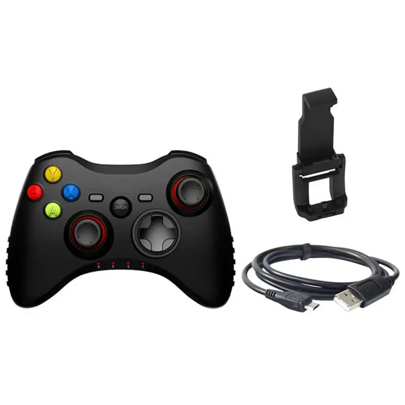 Bluetooth 4,0 беспроводной геймпад контроллер беспроводная игра, ручной контроллер мобильный игровой артефакт помощник Джойстик Геймпад - Цвет: Black