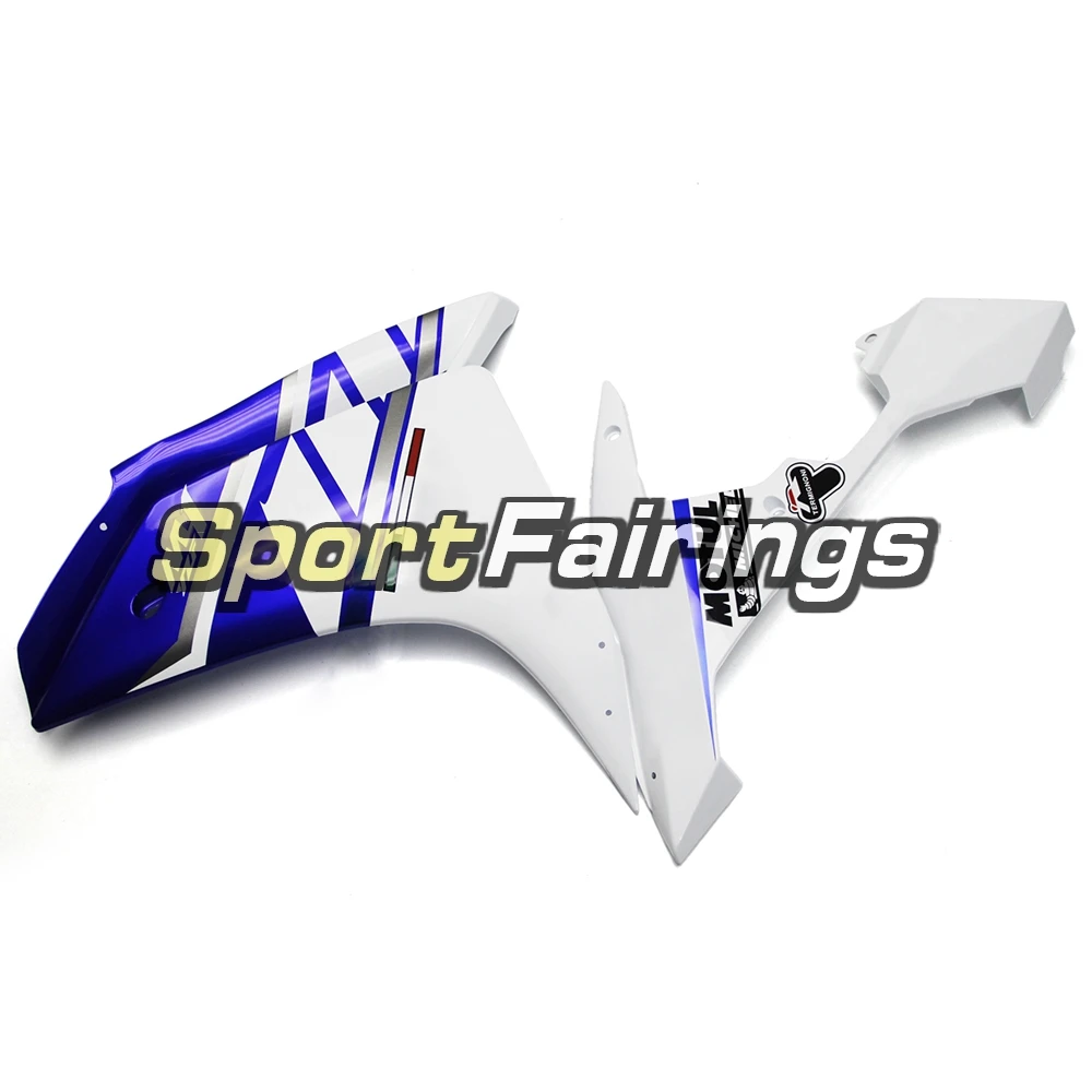 Обтекатели для Yamaha YZF1000 R1 2007 2008 07 08 тела деталь комплекта корпусов охватывает капоты сине-белые ABS Пластик впрыска Body Kit