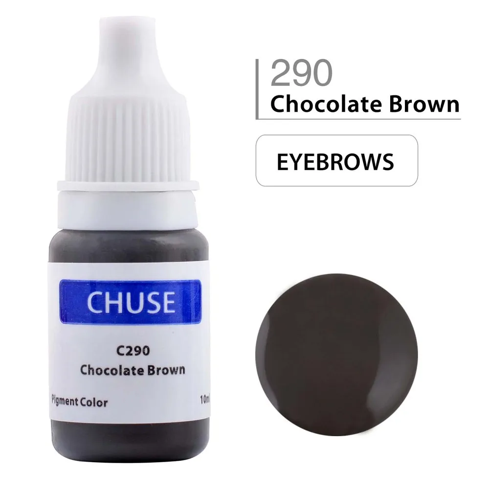 

Chuse Eyebrows Pigment Micro Makeup ink Pigment Color for Eyeliner & Eyebrow Shaded Chocolate Brown Color C290 pigments .
