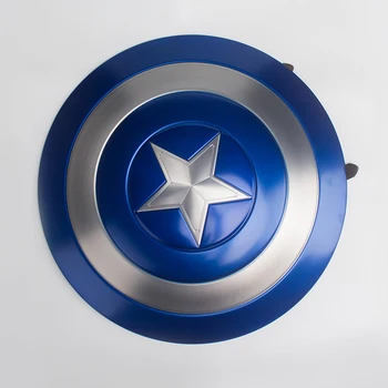 

The Avengers Captain America Steve Rogers Star round shield Blue, all-aluminum alloy, beautiful gifts, movie props