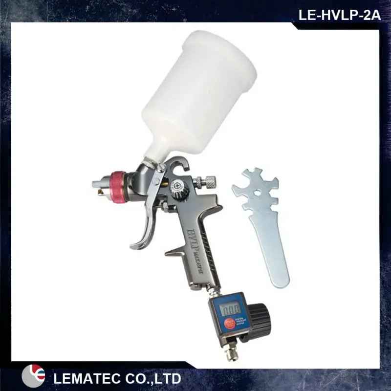 1.4 mm HVLP Paint Gun with Digital air regulator hvlp paint gun for