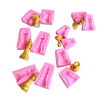 

Chess Silicone Mould DIY Fondant Mould Chocolate Fudge Dry Pez Mould Decoration Soap Candle Mould