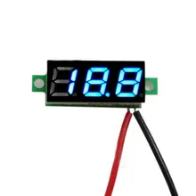 0.28 Inch 2.5V-30V Mini Digital Voltmeter Voltage Tester Meter Electronic Parts Accessories Digital Voltmeter LED Screen