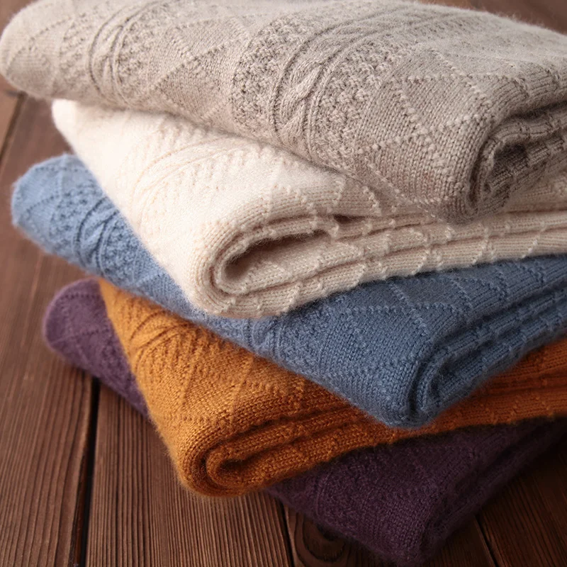 

Women Sweater Cashmere Knit Pullover 2018 New O neck Clothes Thick Winter Warm Tops Hot Sale Girl Skirts Ladies clothes