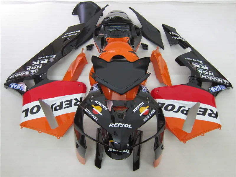 Самая низкая цена литой под давлением обтекатель для HONDA CBR600RR 2005 2006 оранжевый