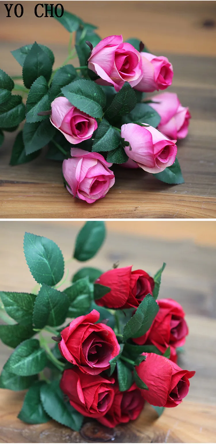 white garland christmas decoration rose artificial flower for home decor (3)
