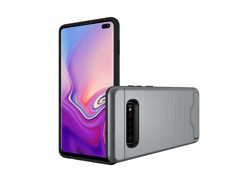 Чехол для samsung Galaxy S10 S9 S8 Note 10 Plus S7 edge, ударопрочный чехол из ТПУ, прочный Чехол-броня для A3 A5 A7 A8, Чехол для карт