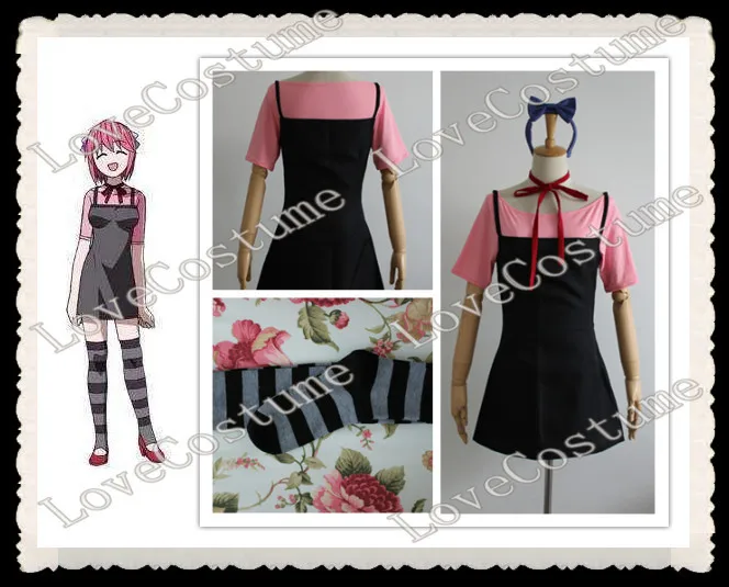 Elfen Lied Lucy Cosplay Costume Tailor made