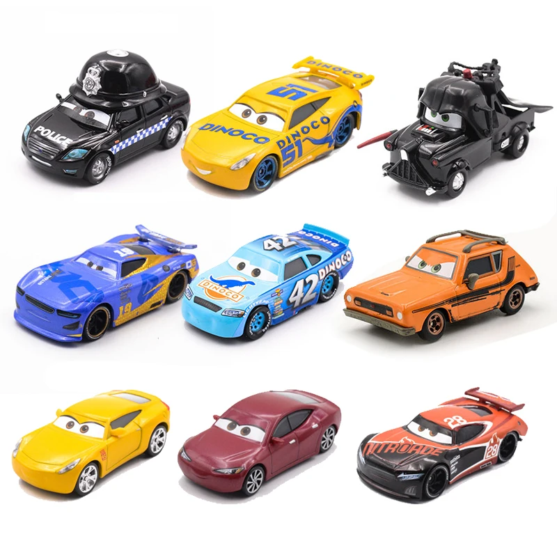 

30 Styles Pixar Lightning car Jackson Storm Ramirez Diecast Metal Alloy Model Educational Toy Car Gift For Kid