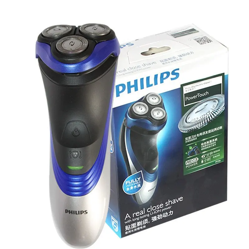 Электробритва Philips серии 3000 перезаряжаемая PT726 черная с корпусом IPX7