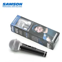 Samson R21S Профессиональный Динамик ручной микрофон для караоке и записи в режиме реального времени, с кабелем и микрофоном