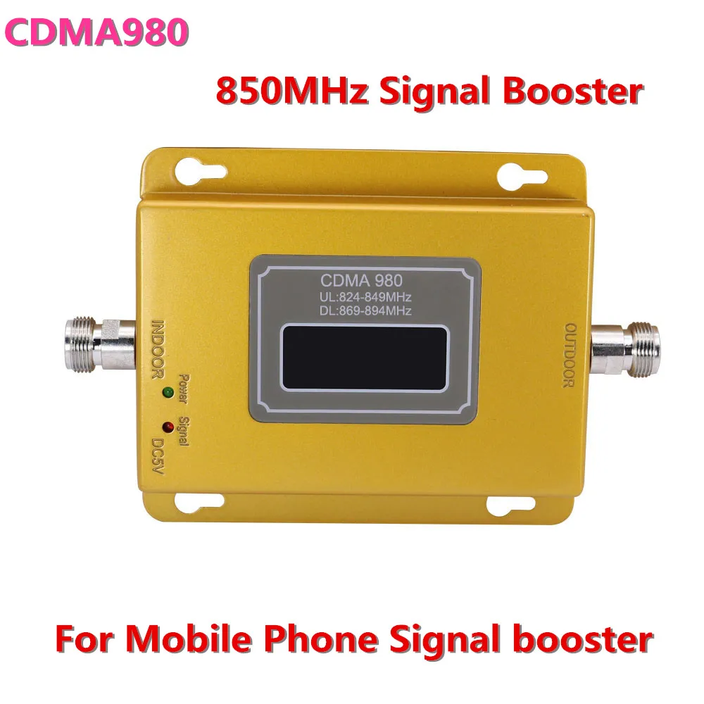 

GSM CDMA 850mhz LCD Display Cell Phone Signal Amplifier 70dB Gain Repetidor Sinal Celular CDMA 850mhz Frequency Mobile Booster