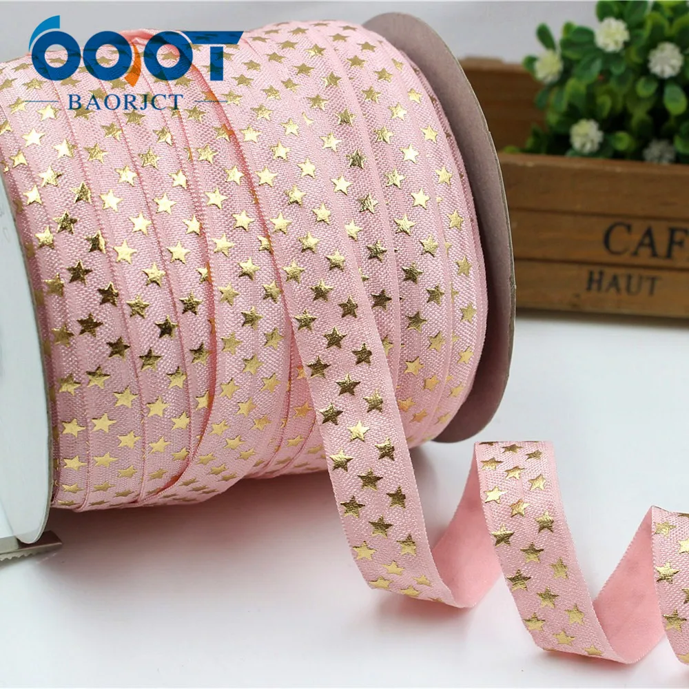 OOOT BAORJCT 177078 5/8 '✖ мм бронзовая эластичная лента 10 ярдов DIY ручной работы