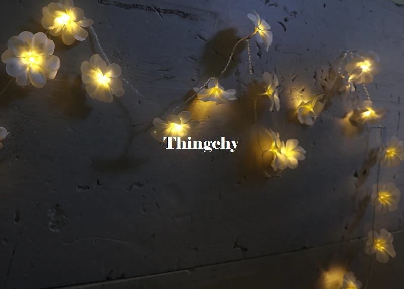 1.5M 10LED DIY frangipani String Lights Battery floral holiday lighting, Christmas Party garland decoration,Bedroom home Decor 1.5M 10LED DIY frangipani String Lights Battery floral holiday lighting, Christmas Party garland decoration,Bedroom home Decor