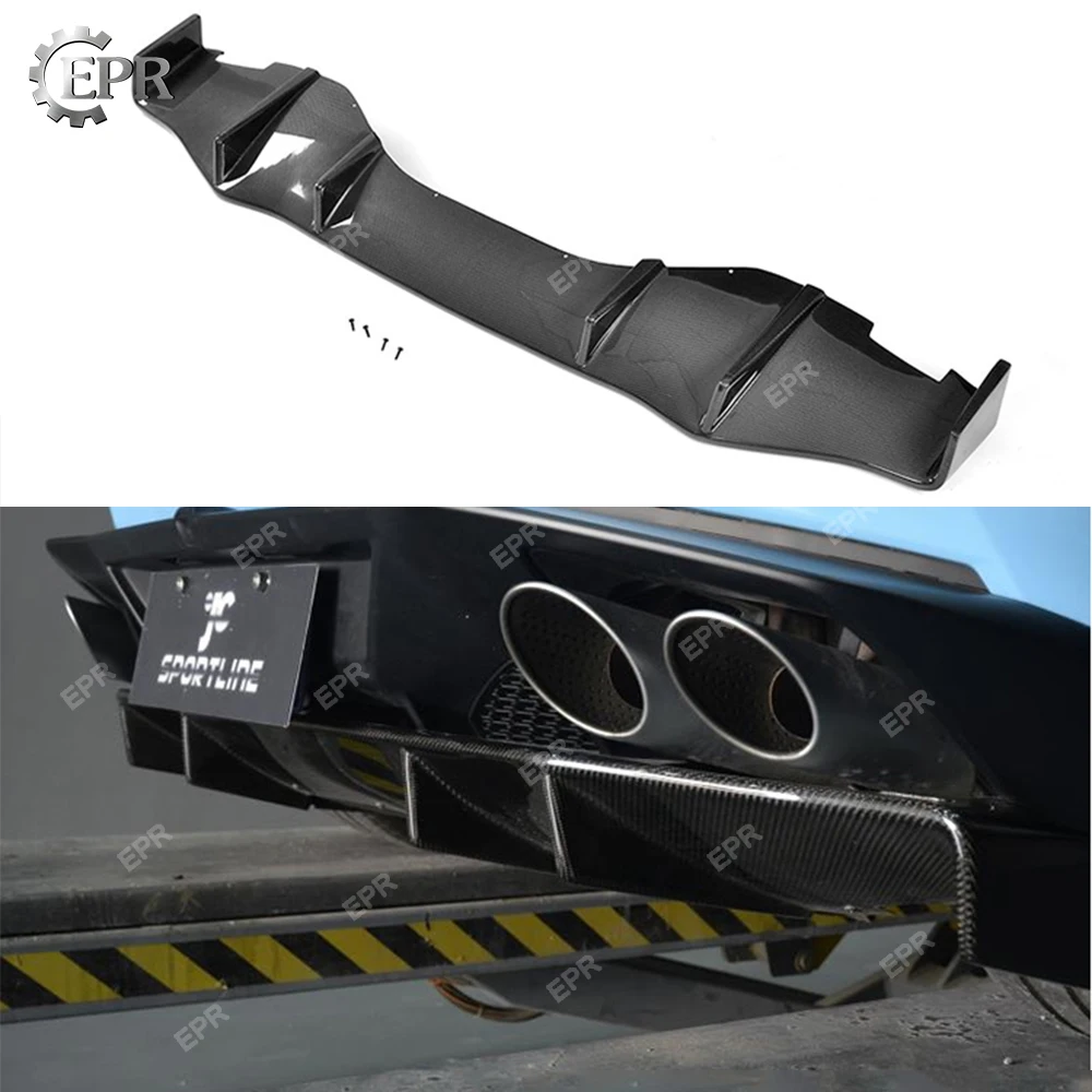 

For Lamborghini Huracan LP610(2014+) DMC Style Carbon Rear Diffuser Body Kits Tuning Trim Accessories For Huracan LP610 Diffuser
