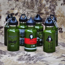 Large mouth vacuum double insulated kettle stainless steel outdoor sports bottle travel riding hiking outdoor kettle Large mouth vacuum double insulated kettle stainless steel outdoor sports bottle travel riding hiking outdoor kettle