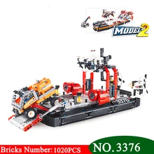 3376 Technic Серия 2 в 1 воздушная подушка паром Строительные блоки Набор DIY Развивающие Кирпичи игрушки для детей