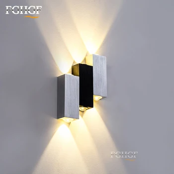 

Fashion Cube LED Wall Lamp 6W AC110V 220V Home Decorate Sconce Energy Safe New Bedroom Led Wall Light Indoor Wall Lamp