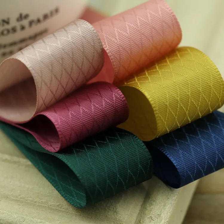 6 colours 5meter/lot 0.9"(22 mm) Prismatic bow multicolor optional DIY manual material Computer embroidery rgeschenkband T-022