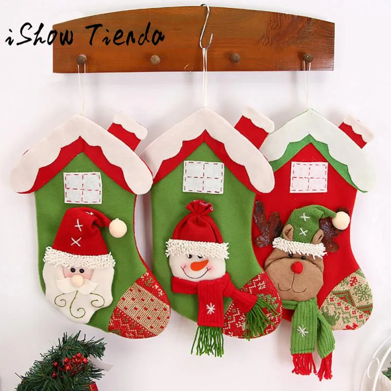 0 : Buy Merry Christmas Pendant Candy Beads Christmas Santa Claus Snowman Ornament ...