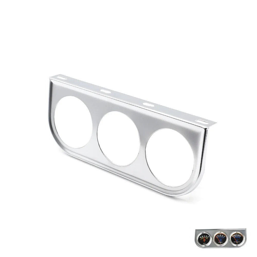 Universal Car Triple Gauge Holder 2 inch 52mm Bracket Car Meter Gauge Pod Holder Dash Mount Meter