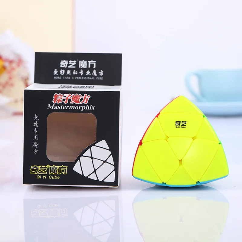 

Qiyi Mastermorphix Magic Cube Stickerless 3x3x3 Cube Twist Puzzle Rice Dumpling Educational Toys