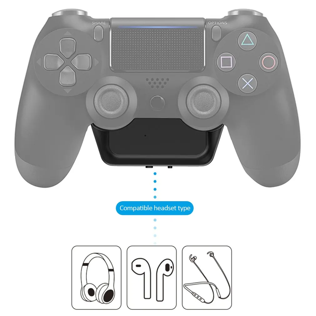 3,5 мм Bluetooth V5.0 5G аудио адаптер для sony Playstation 4 PS4 Беспроводной наушников микрофон любые гарнитуры Bluetooth