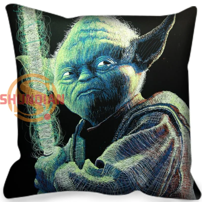 Buy Custom Pillowcase Cover Star Wars Yoda square