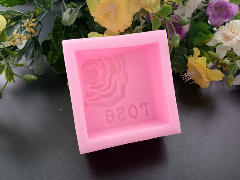 Форма для мыла в виде Розы, силиконовая форма для мыла в виде цветка, форма для изготовления свечей, 3D силиконовые формы в виде цветка для мыла, кекса, шоколада, форма для мыла