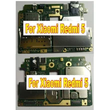 Глобальная прошивка Полная работа оригинальная разблокированная материнская плата для Xiaomi Redmi 5 материнская плата логика кабан плата 2 ГБ+ 16 Гб