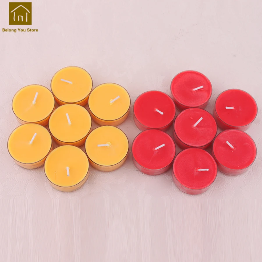 Waterproof Buddha Lotus Light Birthday Candle Wicks Tea Lights Oil