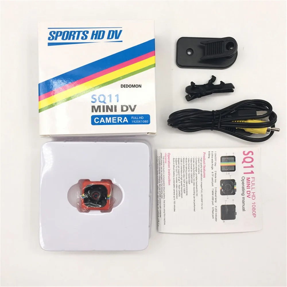 SQ8 SQ11 MD80 HD 1080P Mini Camera Infrared Night Vision HD Sport Micro Cam  Motion Detection Camcorder DV Video voice Recorder-in Mini Camcorders from  ...