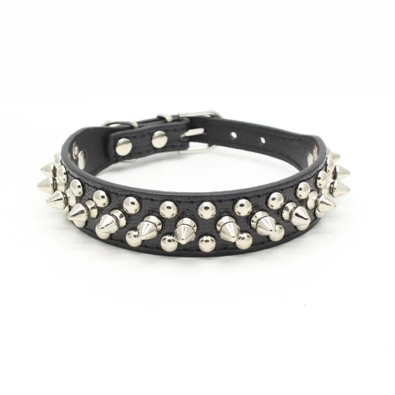 Black Breakaway Cats Collars Accessories Animals Supplies Spiked Rhinestone Leash Necklace Kitten Pet Product Dog Collar chat Black Breakaway Cats Collars Accessories Animals Supplies Spiked Rhinestone Leash Necklace Kitten Pet Product Dog Collar chat