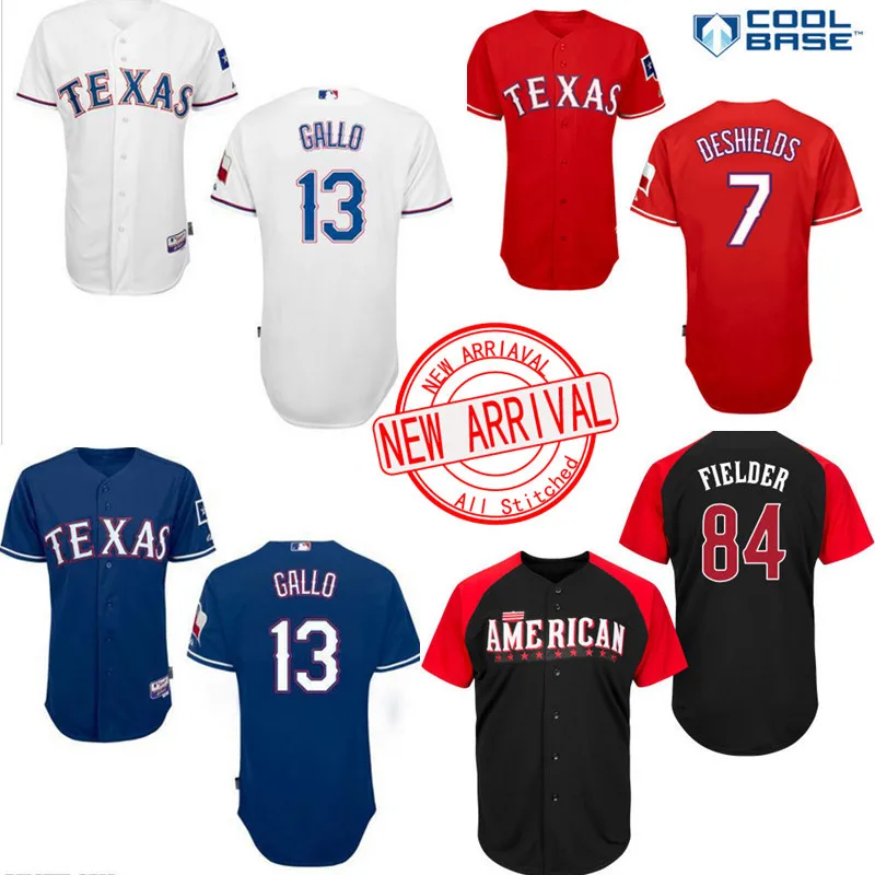 13 Joey Gallo jersey custom 7 Ivan Rodriguez 84 Prince Fielder all star  jersey cheap Texas Rangers baseball jerseys mens shirts - AliExpress