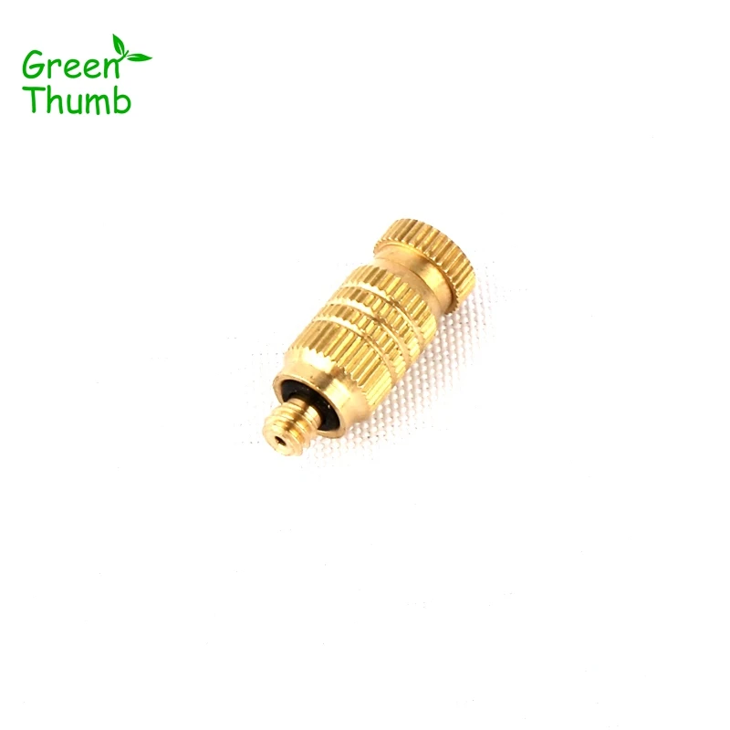 30pcs 3/16 Inch Brass Spray Nozzle Aperture 0.1 0.15 0.2 0.3 0.4 0.5mm Metal Sprinkler Green Thumb Cooling Humidify Mist | Дом и сад