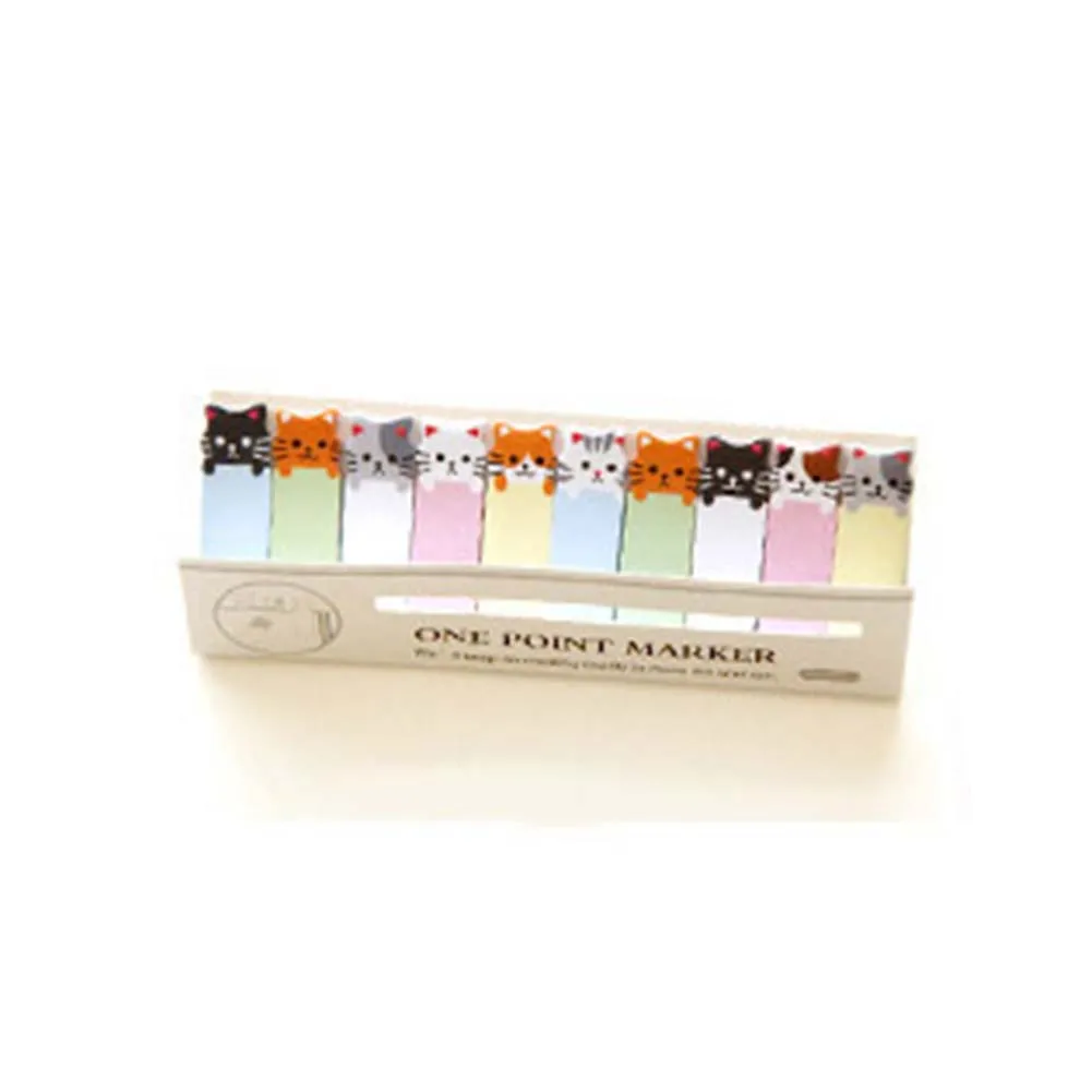 

Mini Notebooks Diary Adhesive Stickers Cat Pattern Sticker Memo Hot