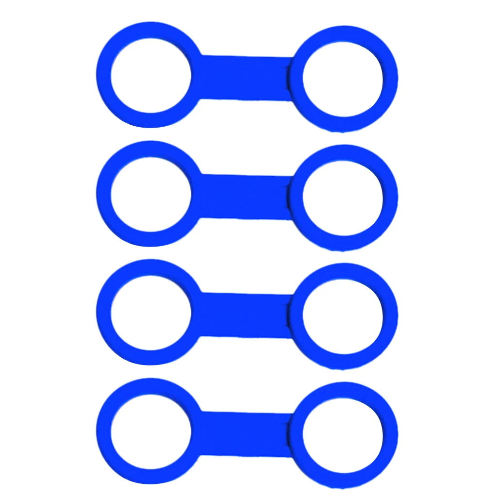 4pcs Silicone Rubber Snorkel Keeper Clip Attaching to Scuba Dive Mask for Water Sports Snorkeling Diving Surfing Accessories