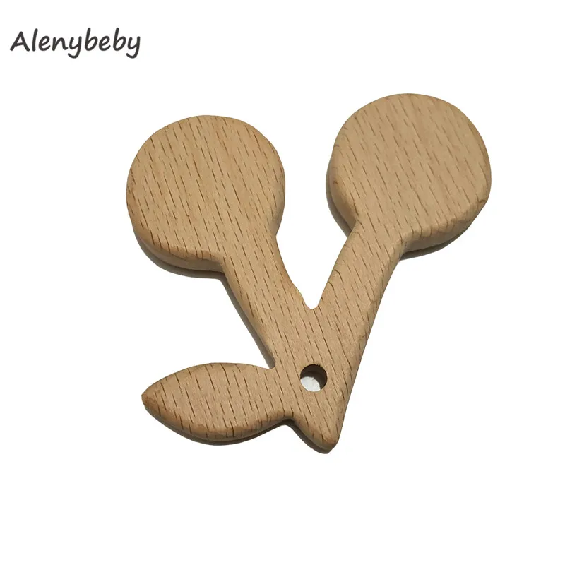 1pcs BPA FREE Natural Wood Teether Cartoon Animal Shape Wooden Baby Teether Toy Safe New baby Teething Toys Baby Shower Gift - Цвет: 180