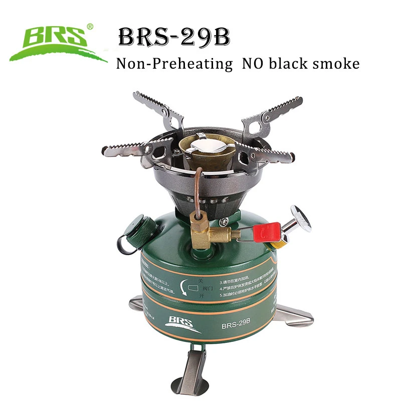BRS-29B キャンプ屋外ストーブガソリンストーブシンプルな石油ストーブ非予熱釣りピクニック炉ボイラー炊飯器