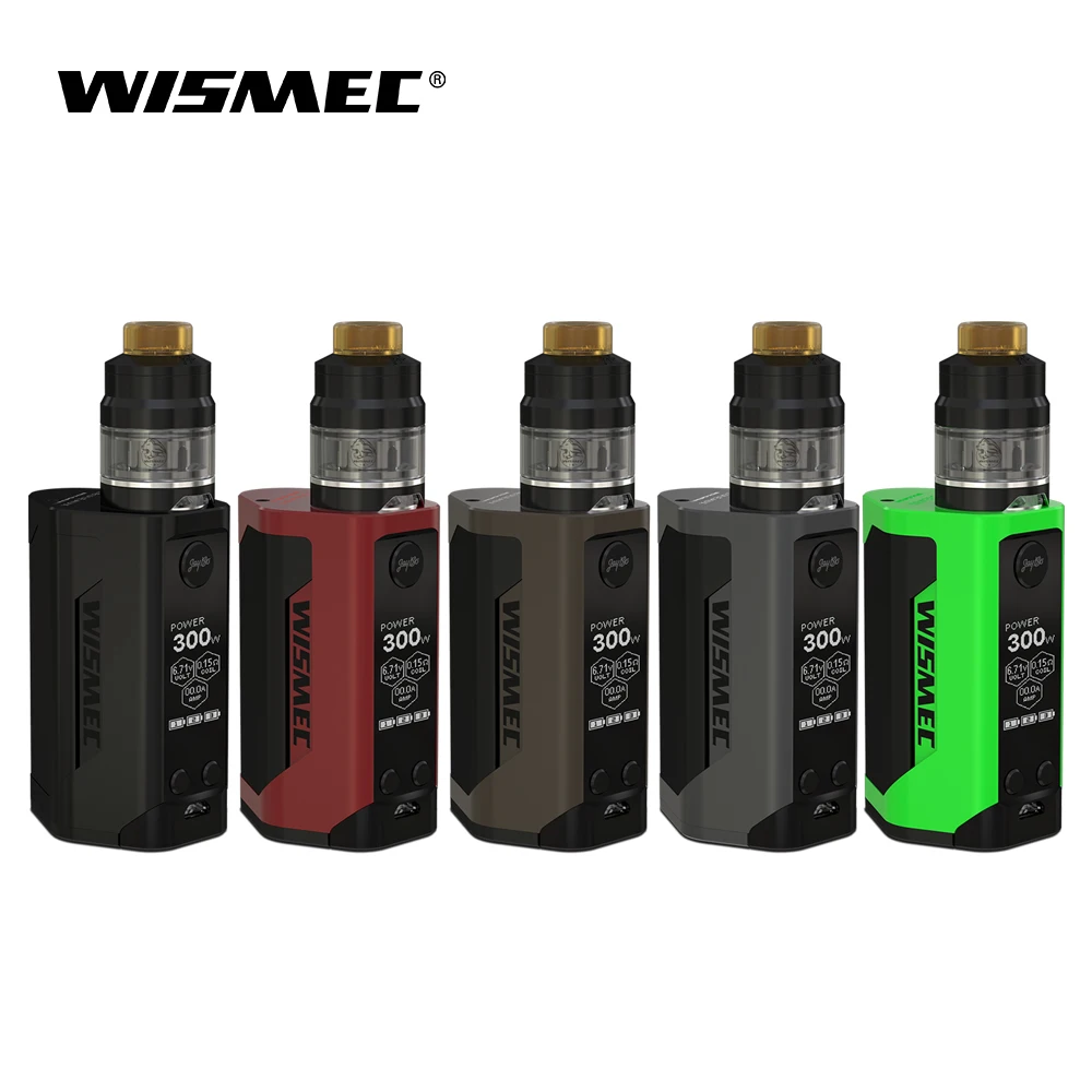 Original Wismec Reuleaux RX GEN3 with GNOME Tank Full Kit Max Output 300W VW/TC-Ni/TC-Ti/TC-SS/TCR mode Electronic cigarette kit