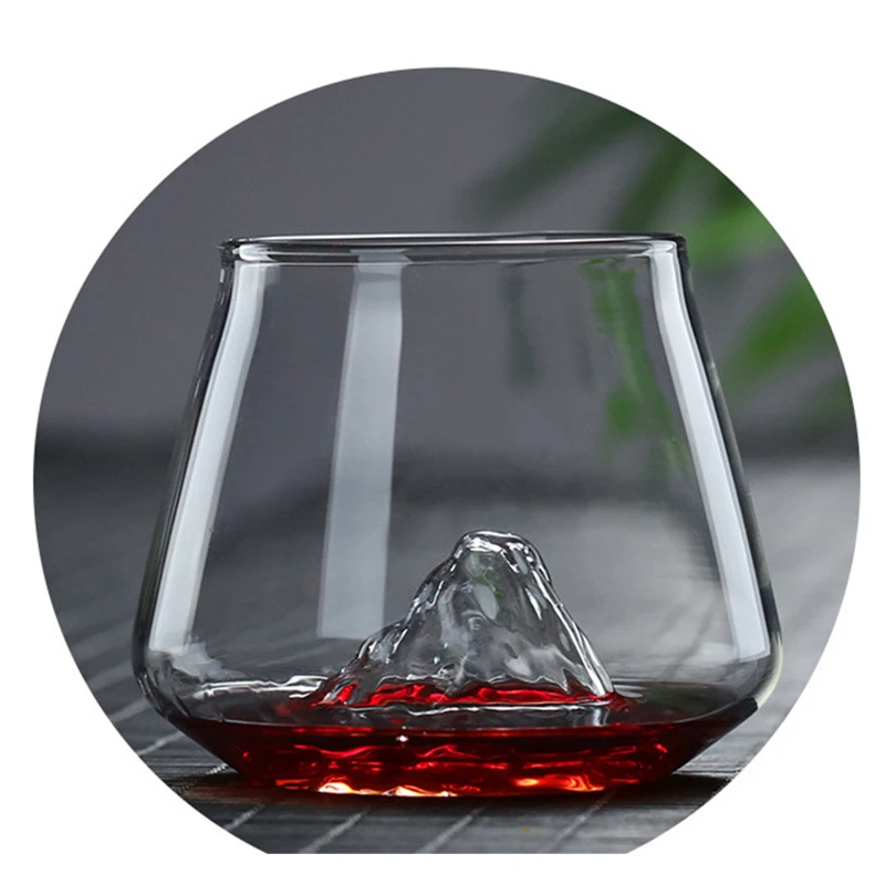 Стеклянная чашка Fuji для кружки чая кофе молока лимонного сока коктейльное бокал