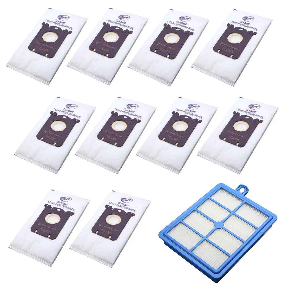 

Vacuum Cleaner Dust Collecting Bag S-bag H12 Filter Mesh Fit For Philips Cleaner